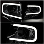 LED DRL Tube Projector Headlight for Ford Expedition (2007–2014) Smoked