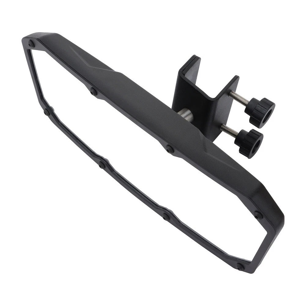 Rear View Mirror for Boats UTVs Cars Dual Purpose Black 31.5x12.5x12.6cm