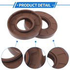2X Oil Seal Rotary Shaft Seal FKM Rubber 30x62x10mm  
