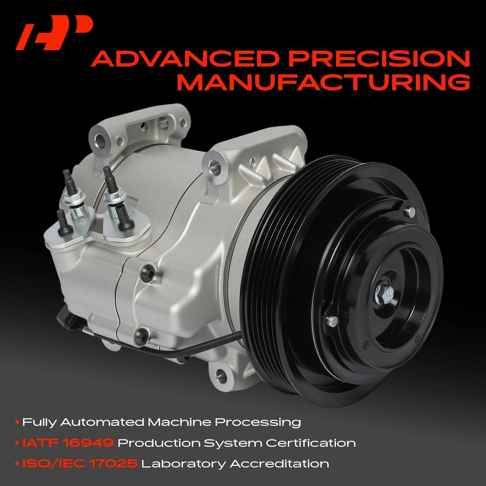 A/C Compressor with Clutch for Honda Pilot Ridgeline (2016-2020)