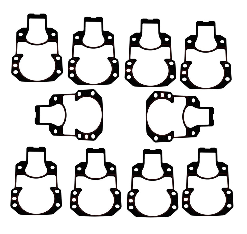 Set of 10 Drive Bell Housing Mounting Gaskets for MerCruiser Alpha One Gen2 (N/A)