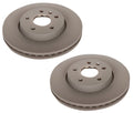 Set of 2 Front Disc Brake Rotors 276mm ACDelco GM OE for Chevy Cruze (2011–2016)