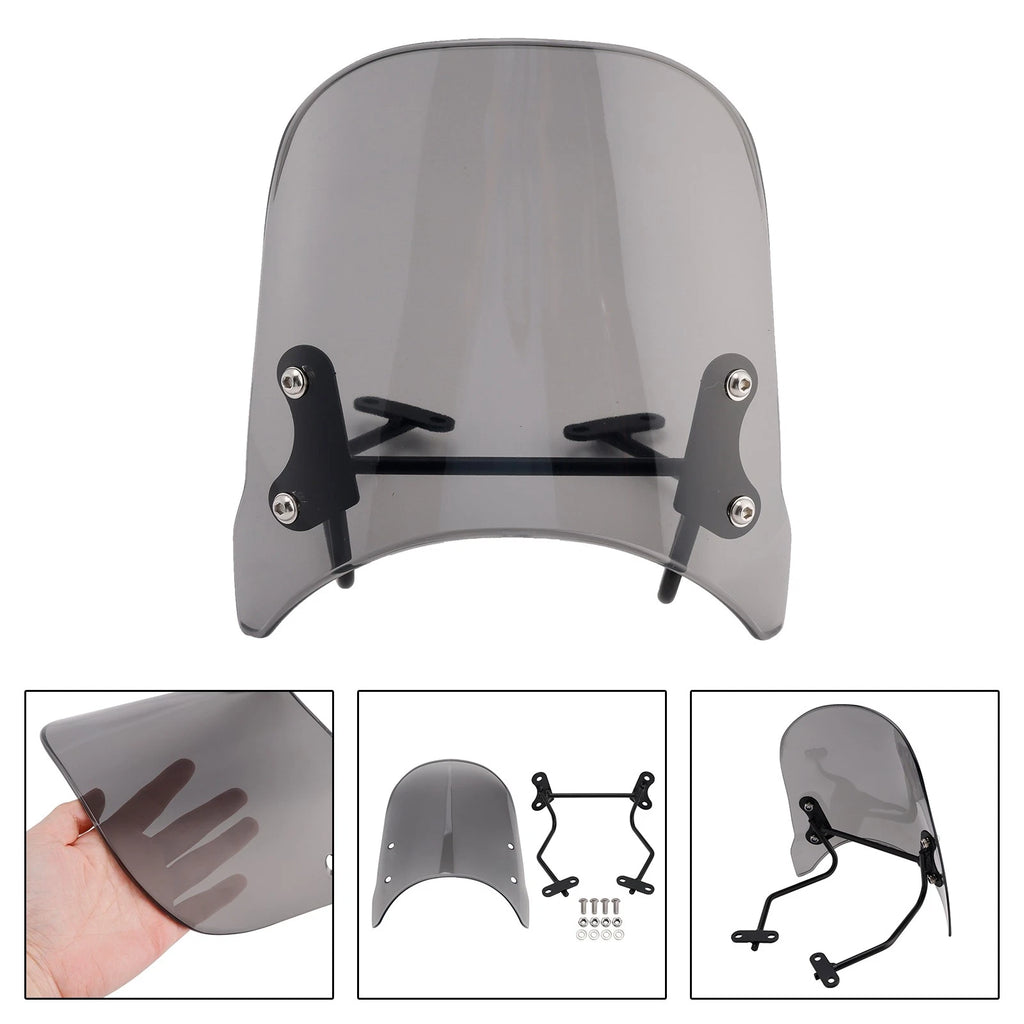 Windshield WindScreen for BMW R nineT Scrambler (2014–2024) Gray