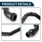 Radiator Hose Coolant Pipe for Audi A6 (2005–2011) No. 06E121065J Iron Black