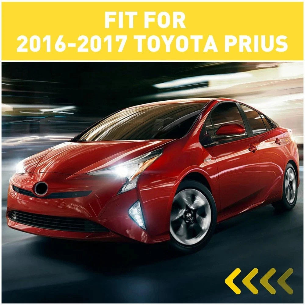 2pcs Tow Hook Eye Cap Cover for Toyota Prius (2016–2017)