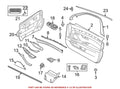 Door Switch Panel Trim for BMW F10 5-Series (2011–2017) Oyster Genuine