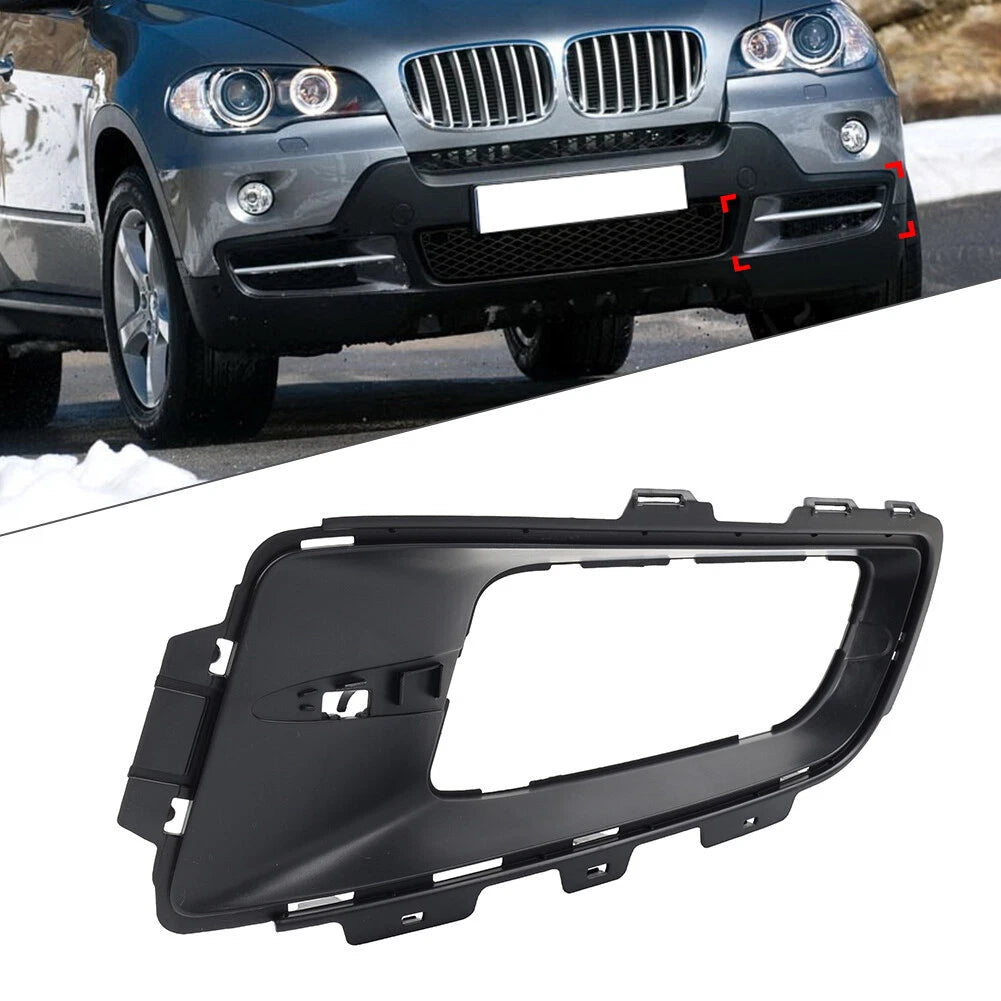 Left Front Bumper Grille Bezel Fog Light Cover for BMW X5 E70 (2006–2010)