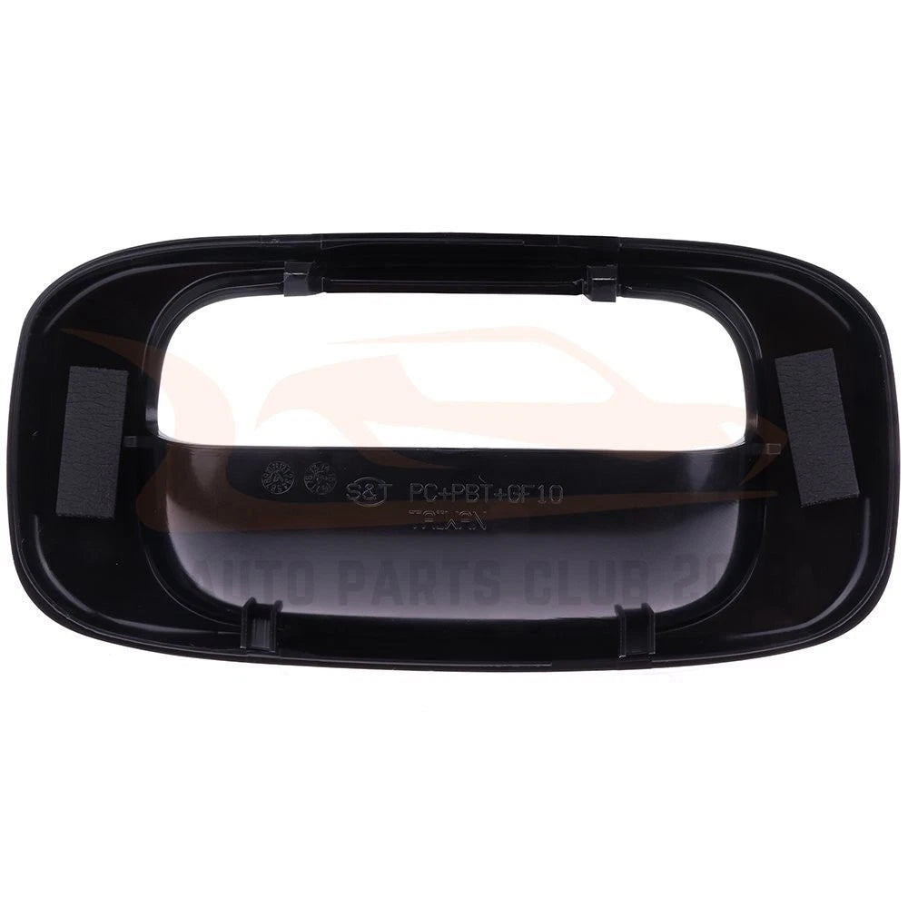 Tailgate Handle Bezel for Chevy GMC (1999-2007) Smooth Black