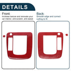 ABS Gear Shift Knob Cover Decal for Subaru Impreza (2012–2014) Red