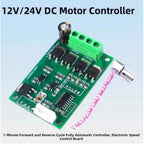 DC Motor Rate Control PCB for 12V 24V Systems (Forward Reverse Logic)