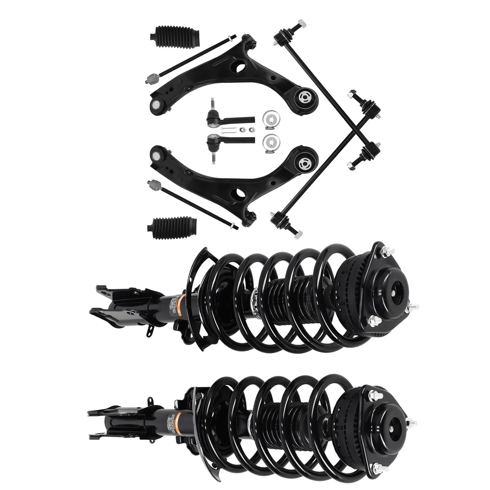 Front Struts w/Control Arms & Sway Bars for Dodge Grand Caravan (2011–2018)