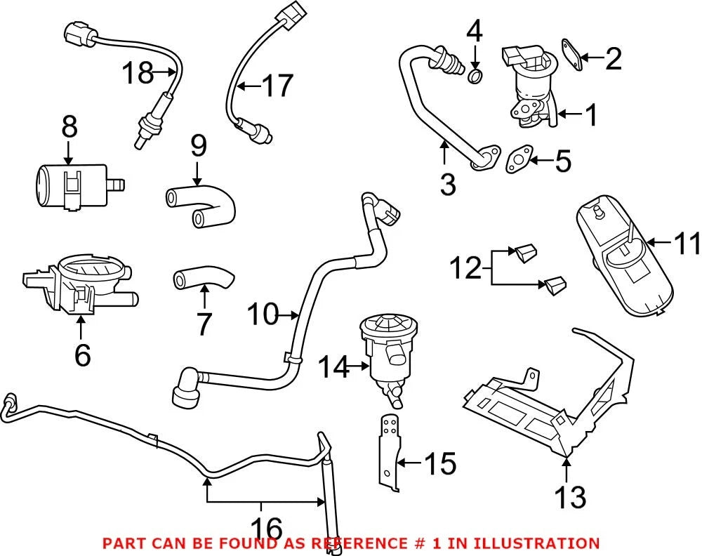 OEM EGR Valve for Chrysler Jeep Dodge (2005–2010)