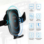 Phone Holder Bracket Mount Wireless USB Charger for Harley Handlebar
