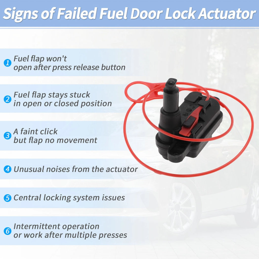 4KD862153 Fuel Filler Flap Door Latch Lock Actuator Motor for Audi A6 (2019–2023)