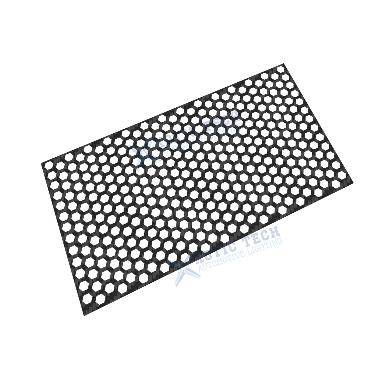 2PC Carbon Fiber Honeycomb Rear Tail Light Decor Stickers for 48×30cm