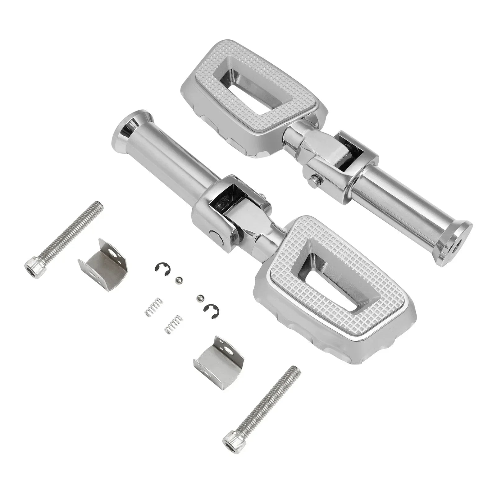 Chrome Passenger Foot Pegs Bracket for Harley Softail Heritage Classic (18-25)
