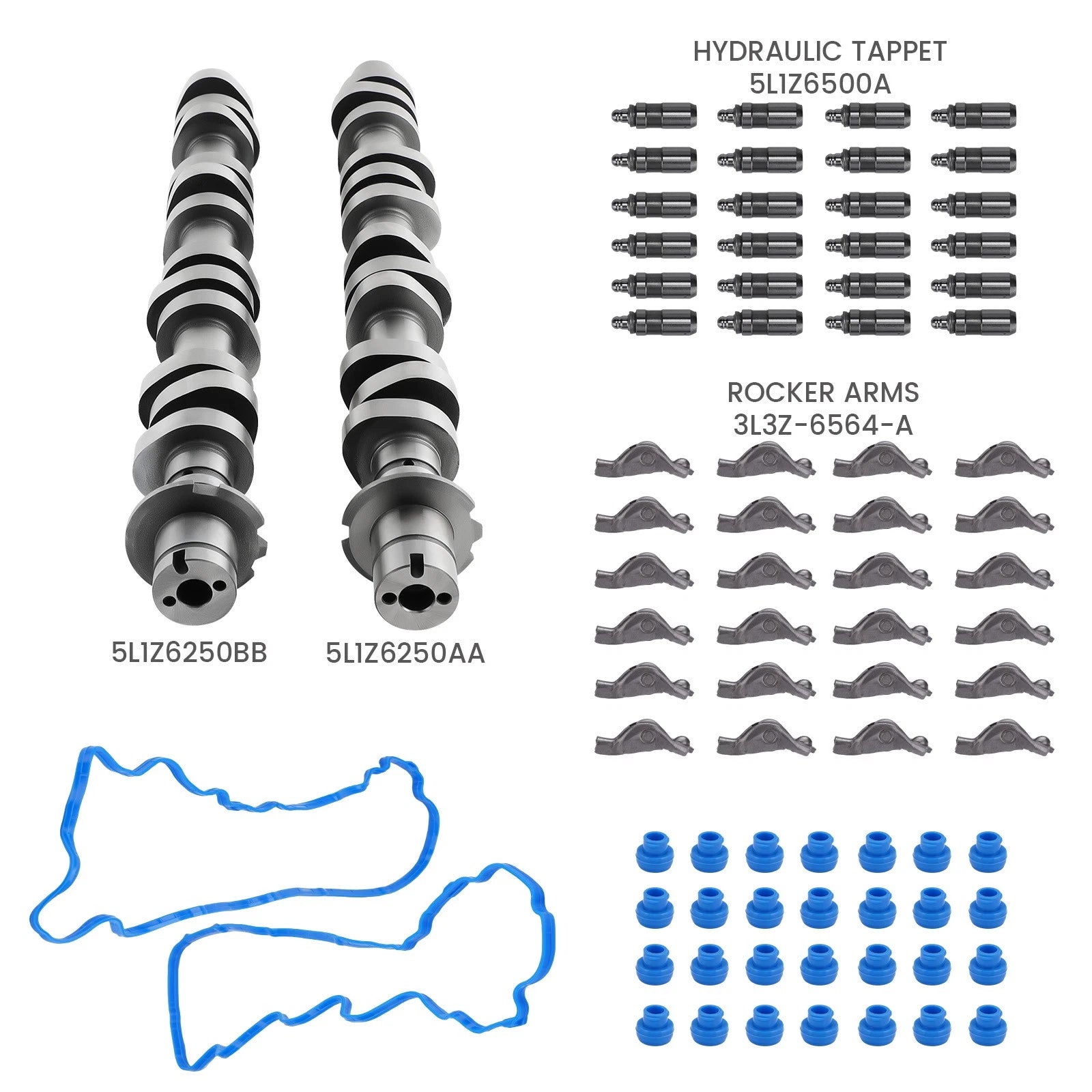 Set of 2 Camshafts and Lifters for Lincoln Mark LT (2006–2008)