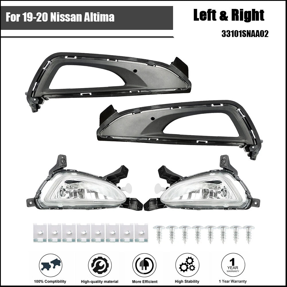 Set of 2 Fog Light Assemblies for Hyundai Tucson (2016–2018)