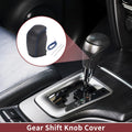 Gear Shift Knob Cover for Hyundai Sonata (2011–2014) Black Blue Faux Leather