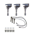 Set of 3 Ignition Coils & U-Groove Spark Plugs for Hyundai 3.0 3.5 V6