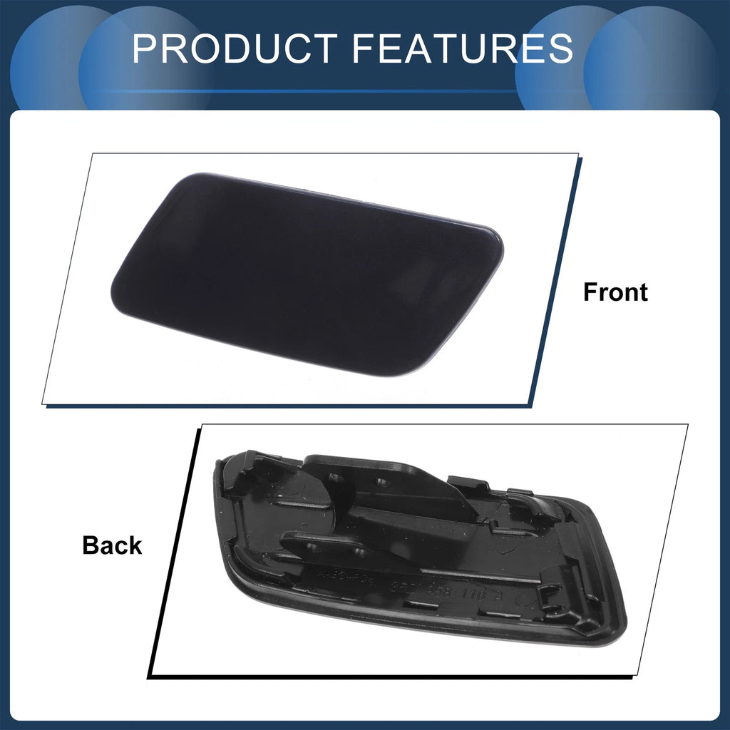 Front Right Washer Nozzle Cover Cap for Volkswagen Passat CC (2008–2012) Blue