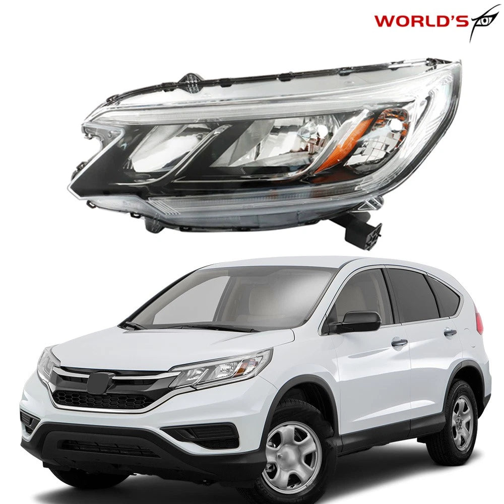 Headlight Assembly for Honda CR-V (2015–2016) Halogen with DRL Left