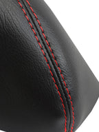 Manual Shift Boot for Fiat 500 Abarth (2012–2019) Red Stitch PVC Leather