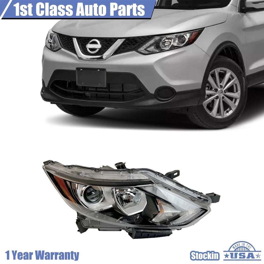 Halogen Headlight Assembly for Nissan Rogue Sport (2017–2019)