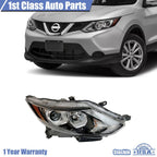 Halogen Headlight Assembly for Nissan Rogue Sport (2017–2019)