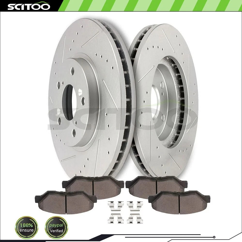 Front Brake Rotors & Ceramic Pads for Honda Pilot (2003–2008)