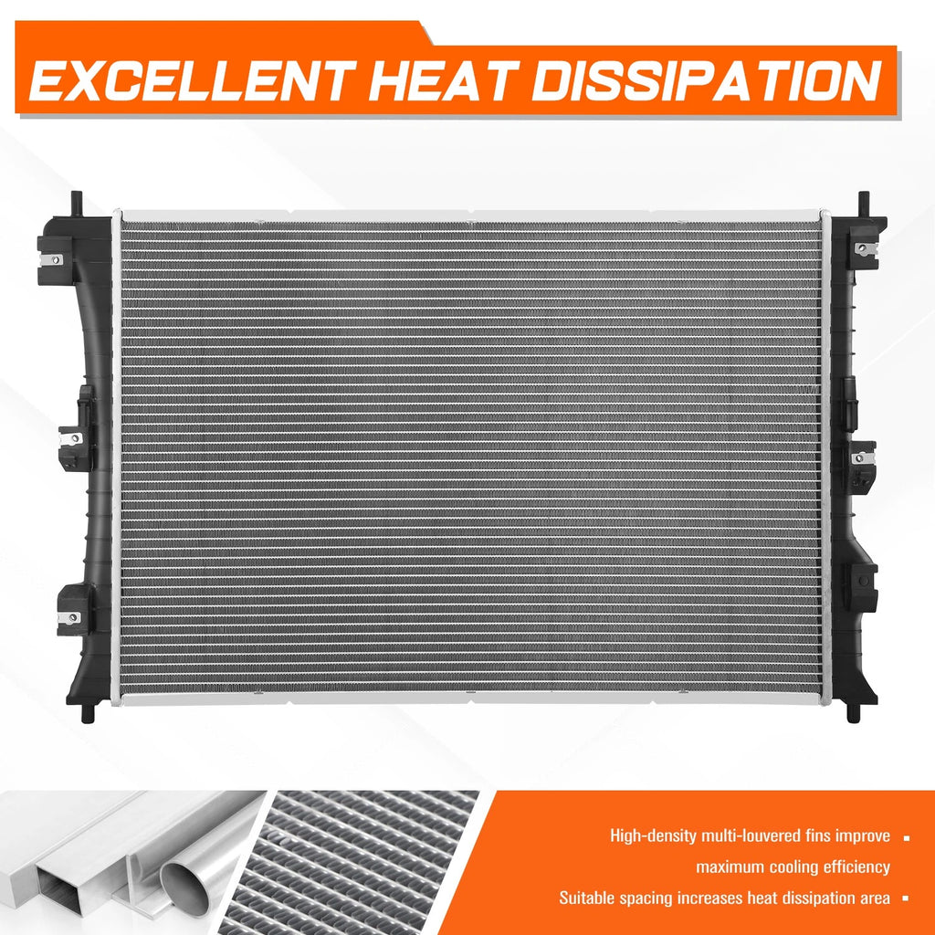 Aluminum Radiator for Ford Explorer Police Interceptor Utility (2013–2019) DPI-13362