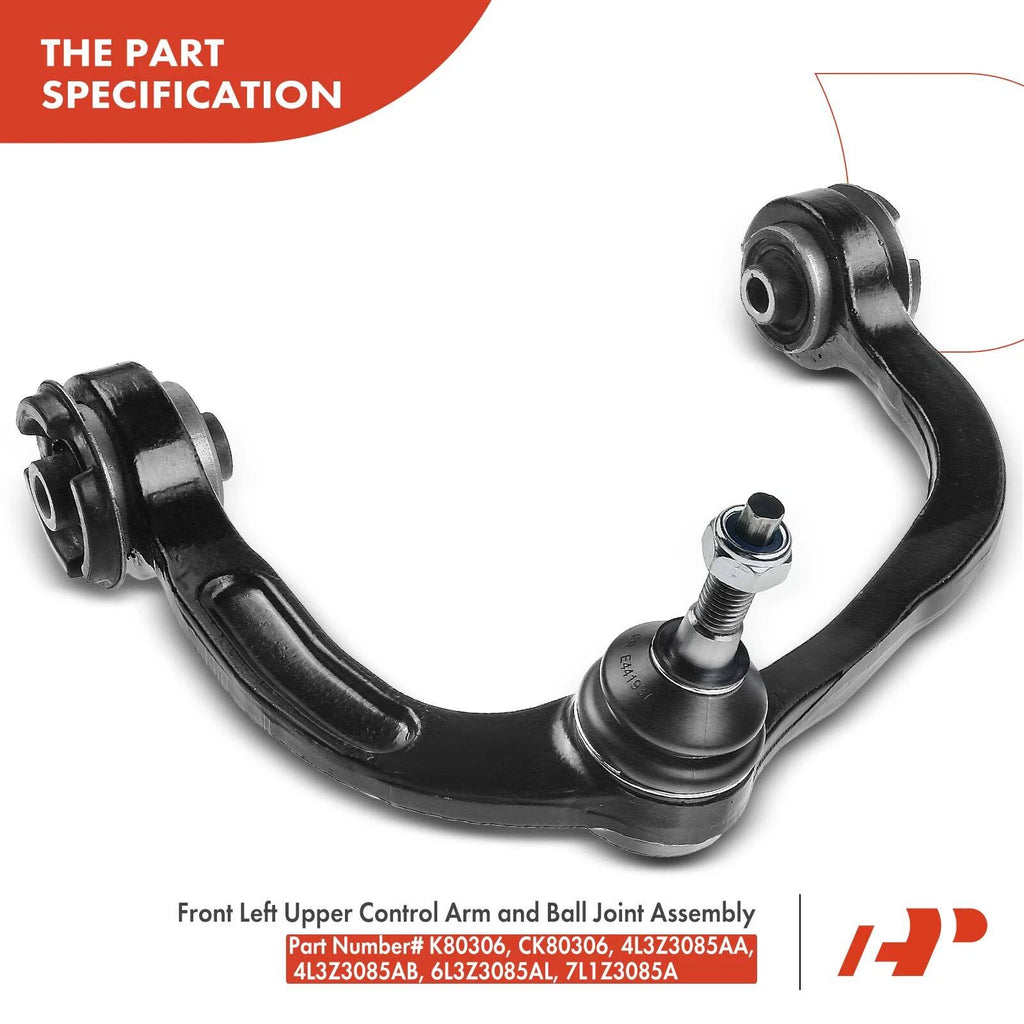 Front Left Upper Control Arm with Ball Joint for Ford F150 (2004-2014)