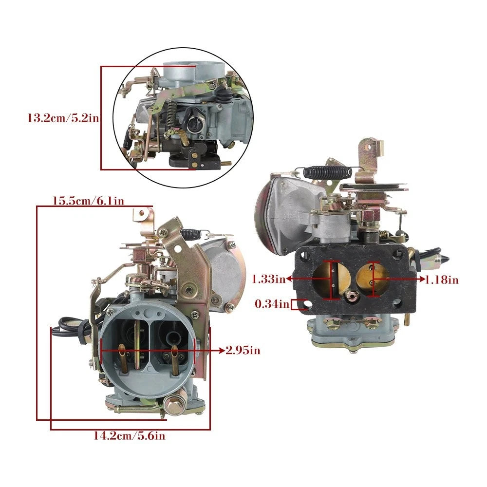 2 Barrel Carburetor for Nissan 610/620/710 (1973â1984)