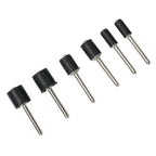 Set of 6 Sanding Mandrels for Grinding Wheel 1/8 Inch Shank (6.35/9.5/12.7mm)