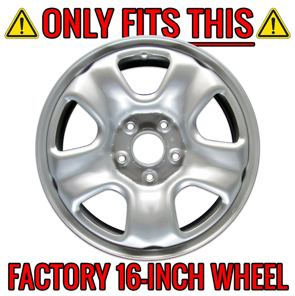 16 Inch Chrome Wheel Skins Upgrade for Toyota RAV4 (2001–2006)