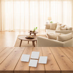 Set of 4 Anti Slip Pads for Universal Use (Transparent Silicone)