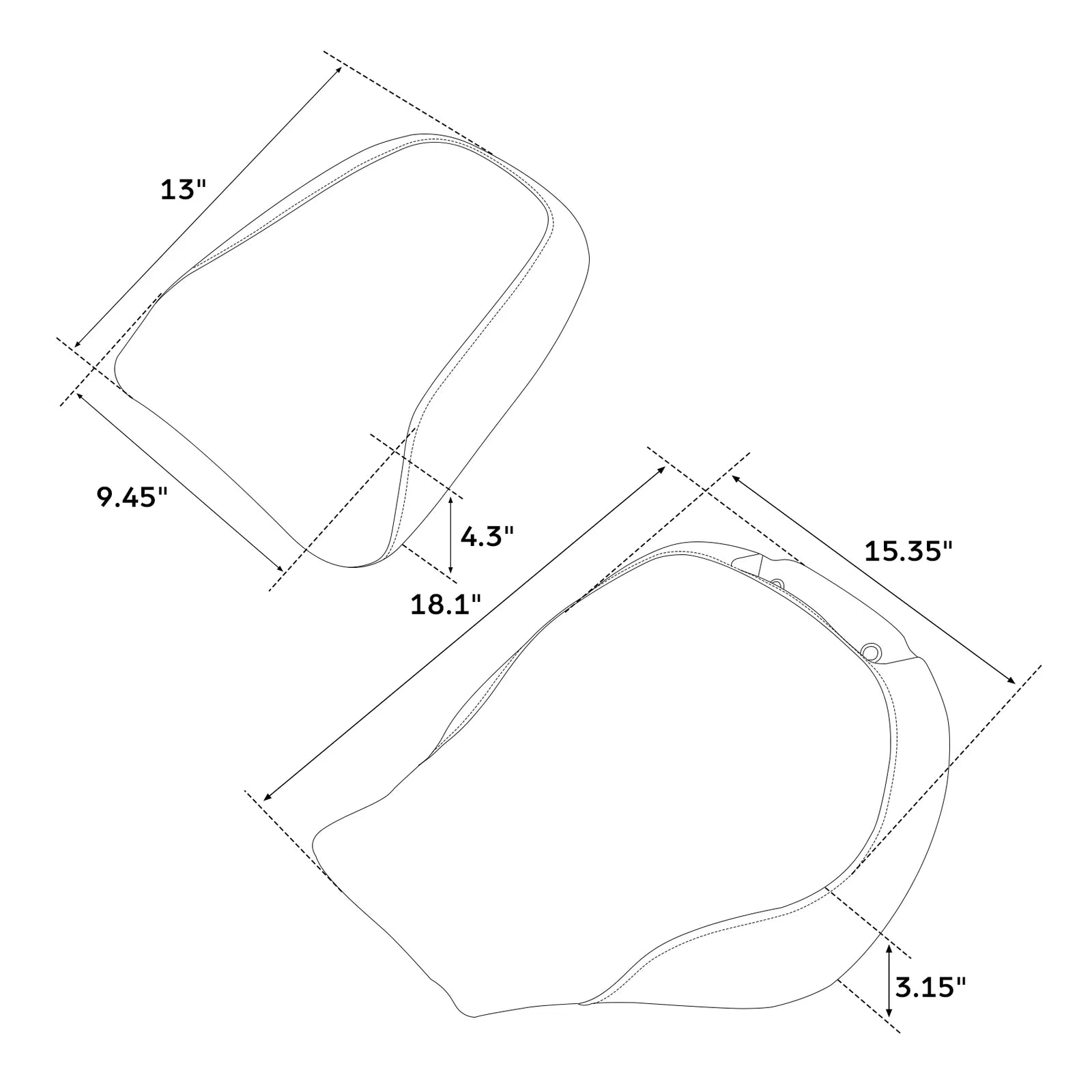 Driver & Passenger Seats for Harley Fat Boy FLFB FLFBS (2018–2025)