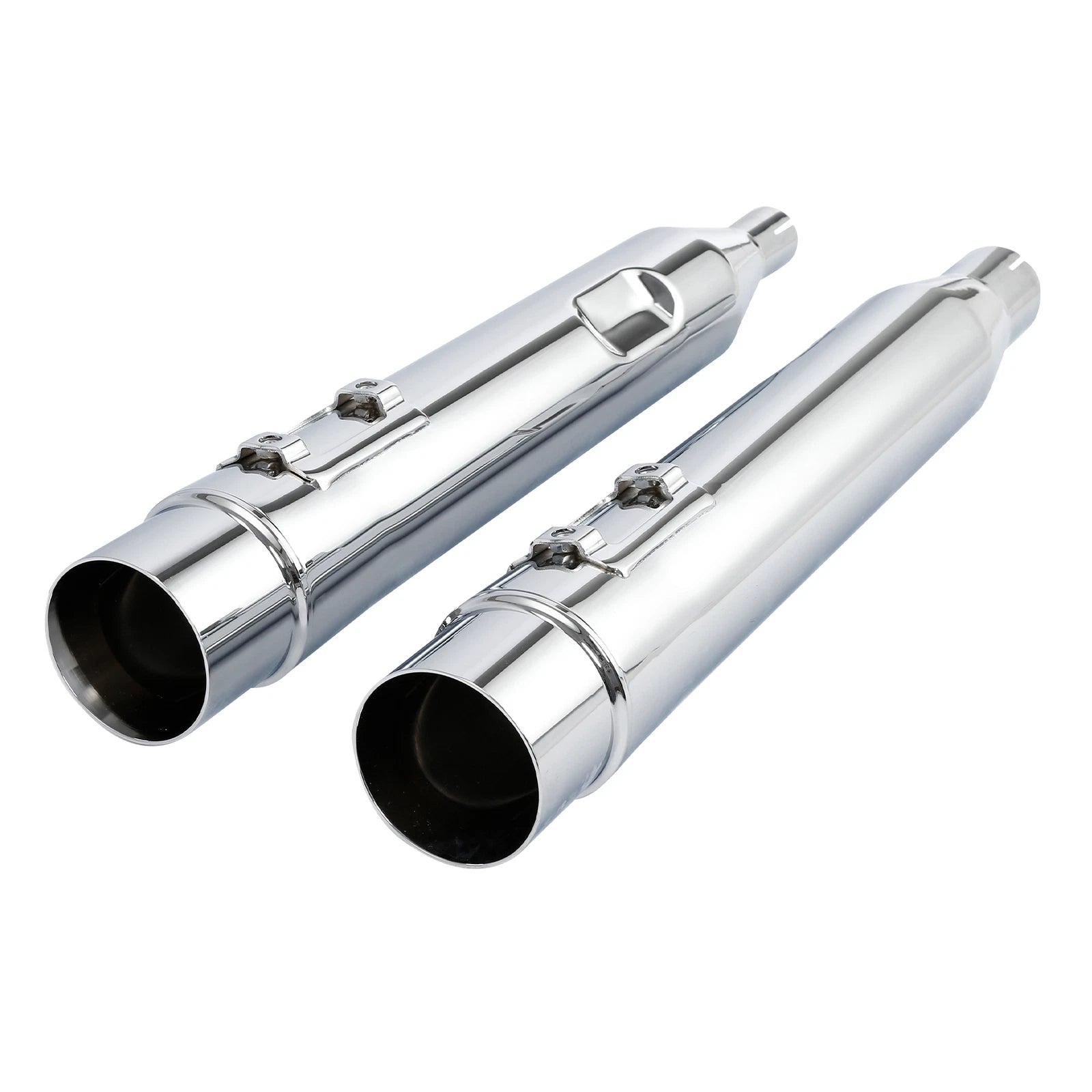 4" Slip-On Straight Mufflers Exhaust Pipe for Harley Street Road Glide (2017–2025)