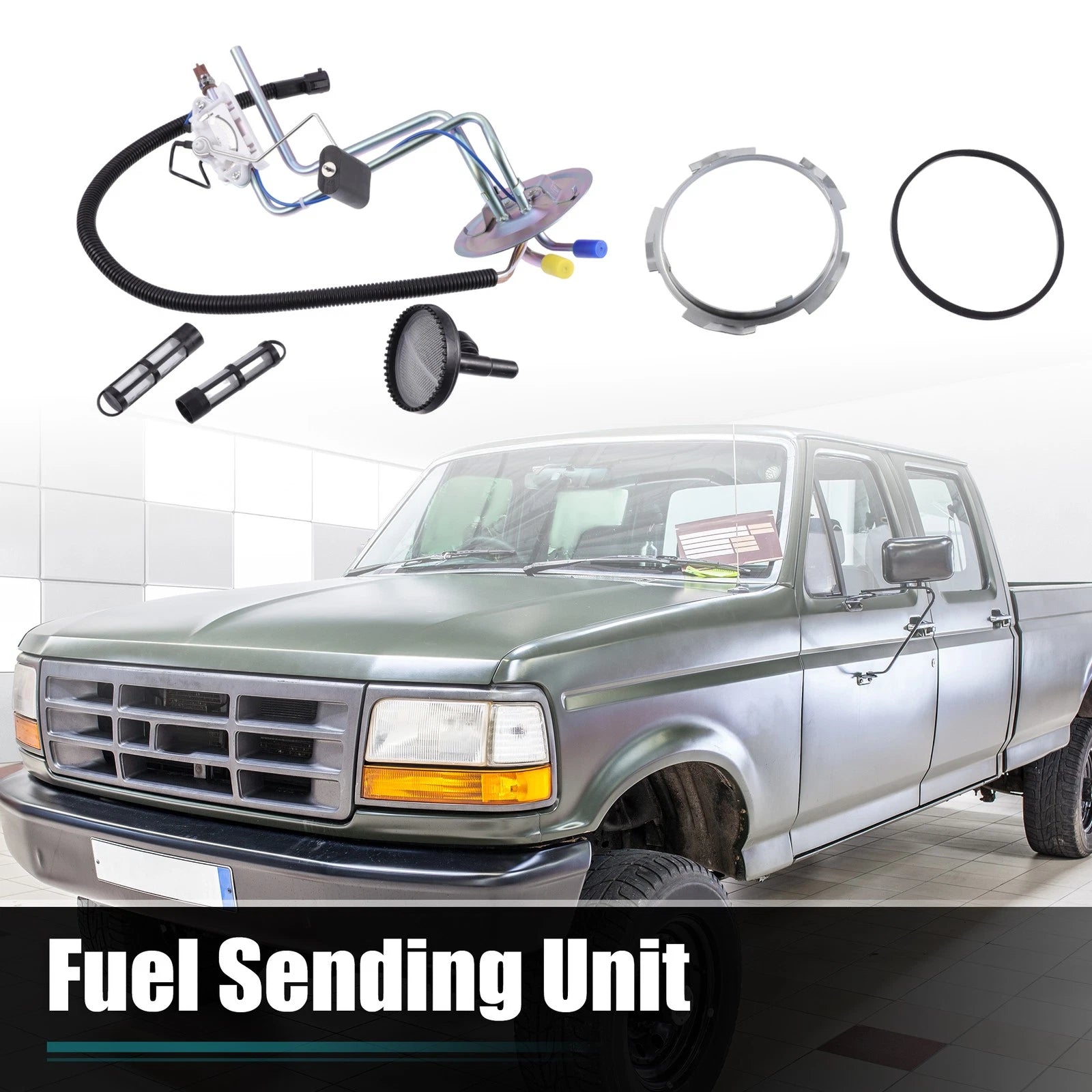 Set of 1 Fuel Pump Mounting Bracket with Filter Screen for Ford F250 (1992–1996)