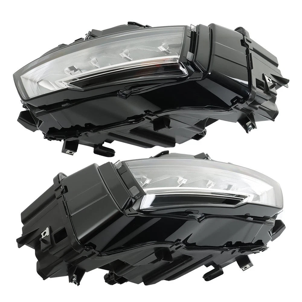 LED Headlight Housing Set for Nissan Rogue (2021–2023) Chrome Driver+Passenger