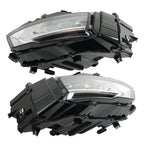LED Headlight Housing Set for Nissan Rogue (2021–2023) Chrome Driver+Passenger