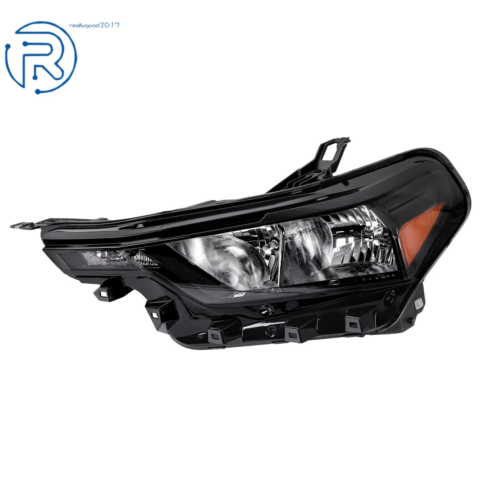 Left Side Headlight Assembly for Chevrolet Colorado (2023-2025) Black Halogen