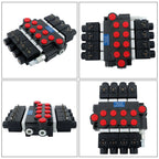 4 Spool Hydraulic Control Valve for 12V DC Systems (13 GPM, 3600 PSI)