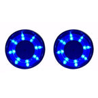 Set of 2 Marine Stainless Steel Drink Holders with LED Lights for Boats and RVs