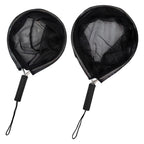 Fishing Net with Sturdy Metal Handle for Stream Boat Sea Fishing (48cm, 54cm)