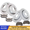 Drilled Brake Rotors & Ceramic Pads Kit for Ford F-150 (2010–2011)