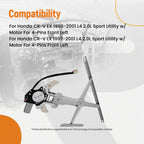 Power Window Regulator with Motor for Honda CR-V (1997–2001)