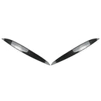 Headlight Eyebrow Eyelid Cover Trim for VW Golf MK4 (1997–2005) Carbon Fiber Black