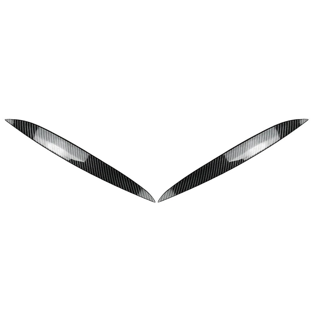 Headlight Eyebrow Eyelid Cover Trim for VW Golf MK4 (1997–2005) Carbon Fiber Black