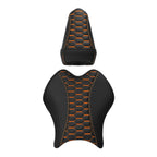 Driver & Passenger Seats for Yamaha YZF R6 (2017–2022) - Black Orange